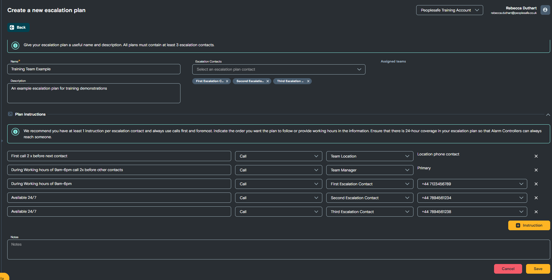 How To Create An Escalation Plan NEXUS HELP   13552600413841